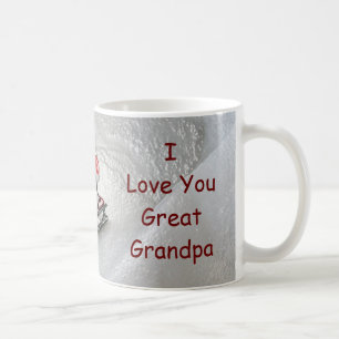 Great Grandpa Christmas - I Love You Penguin Coffee Mug