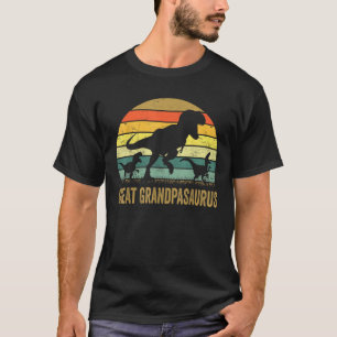 Great Grandpa Dinosaur T Rex Great Grandpasaurus 2 T-Shirt