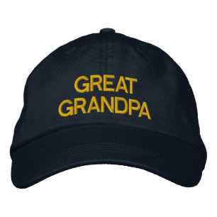 Great Grandpa embroidered cap