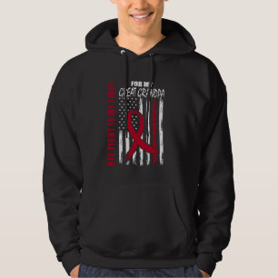 Great Grandpa Multiple Myeloma Awareness American Hoodie
