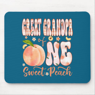 Great grandpa of one sweet peach 1st birthday girl mouse mat