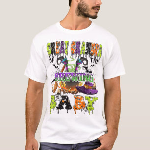 Great Grandpa Of The Brewing Baby Spooky Halloween T-Shirt