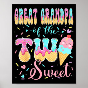 Great Grandpa of The Two Sweet Ice Birthday Girl Poster