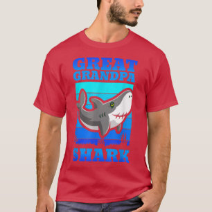 Great Grandpa Shark Cute Grandfather Grandparent G T-Shirt