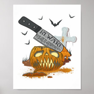 Great-grandparents Funny Halloween Party Poster