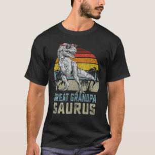 Great Grandpasaurus Rex Dinosaur Grandpa Saurus Fa T-Shirt