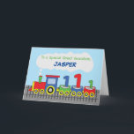 Great Grandson 2nd Birthday Colorful Train Track Card<br><div class="desc">A colorful card will always catch a baby’s attention. That is why this card will be a great choice to greet a baby great grandson a happy 1st birthday. With all the bright colors on this one, he will surely have a ball enjoying them all. And one more thing, personalize...</div>