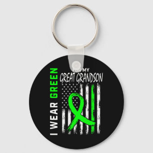 Great Grandson Kidney Disease Cerebral Palsy Aware Key Ring
