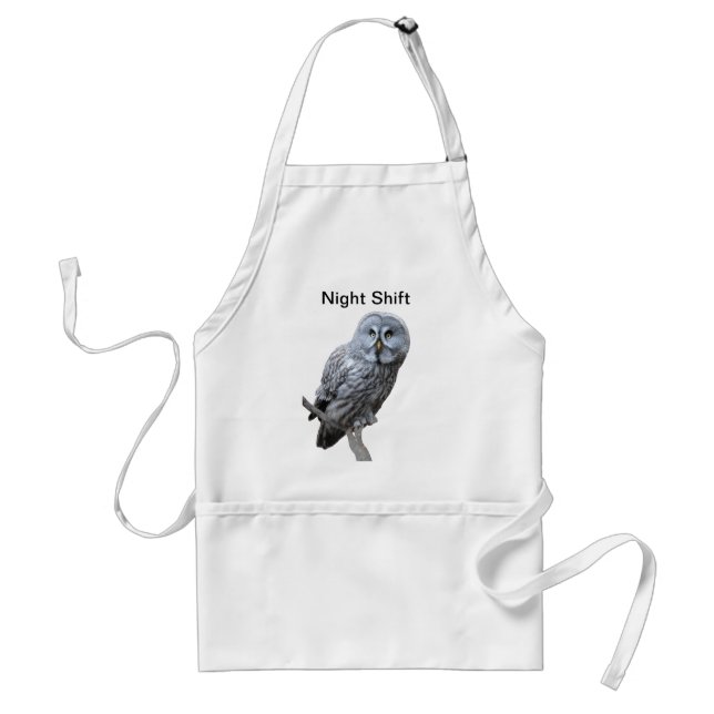 Great Gray Owl Standard Apron (Front)