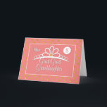 Great Great Granddaughter 15th Birthday with Crown Card<br><div class="desc">Stand witness and share in the joy of the celebration as your loved great great granddaughter celebrates her 15th birthday. Send this card to make her celebration more special. A beautiful crown and sparkling dots are on the front of this one.</div>