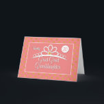 Great Great Granddaughter 20th Birthday with Crown Card<br><div class="desc">When your great great granddaughter turns twenty years old,  it is nice to send her this card with a crown and sparkling gold looking dots on the front and a beautiful message on the inside. Join in the joy and happiness of this special day.</div>