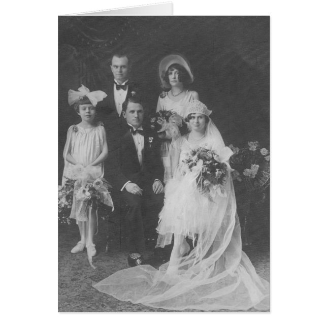 Great Great Grandparents wedding (Front)