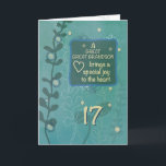 Great Great Grandson Religious 17th Birthday Green Card<br><div class="desc">A card that is just perfectly perfect to give to your great great grandson when he celebrates his 17th birthday. His heart will definitely be touched by the inside message of this one.</div>