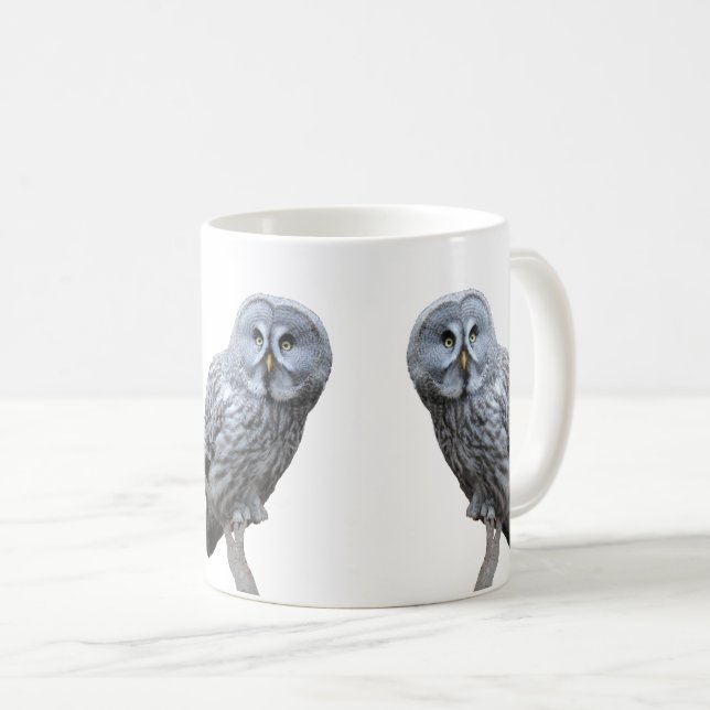 Great Grey Owl Coffee Mug (Front Right)
