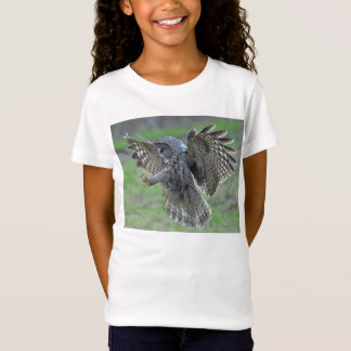 Great Grey Owl ~ Landing T-Shirt