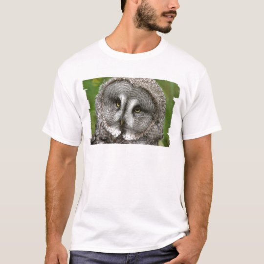Great Grey Owl Men's Necktie T-Shirt