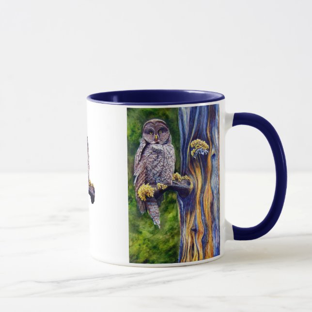 Great Grey Owl Mug (Right)