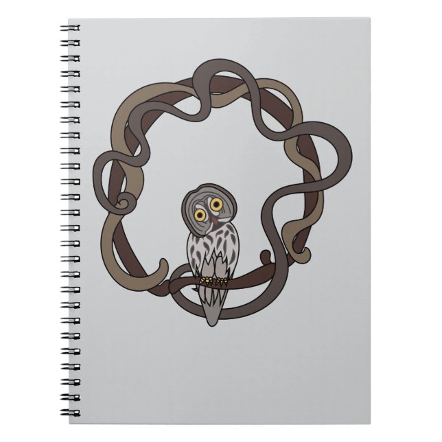 Great grey owl notebook (Front)