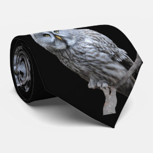 Great Grey Owl Tie
