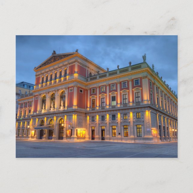 Great Hall of Wiener Musikverein, Vienna, Austria Postcard (Front)