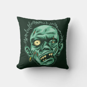 Great Halloween or Zombie Head Cushion
