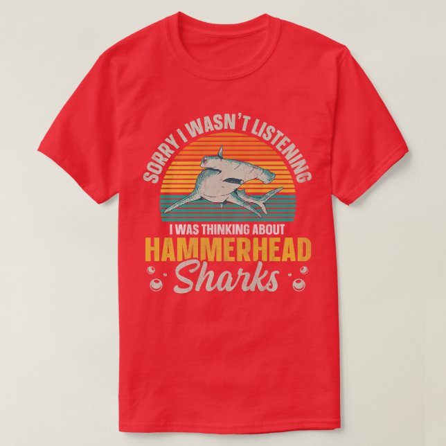Great Hammerhead Shark Design for a Hammerhead Sha T-Shirt (Design Front)
