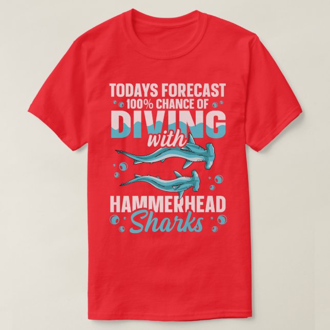 Great Hammerhead Shark Design for a Hammerhead Sha T-Shirt (Design Front)