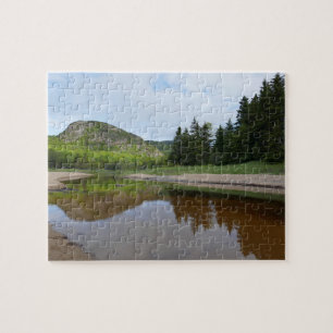 Great Head Reflection at Sand Beach Jigsaw Puzzle