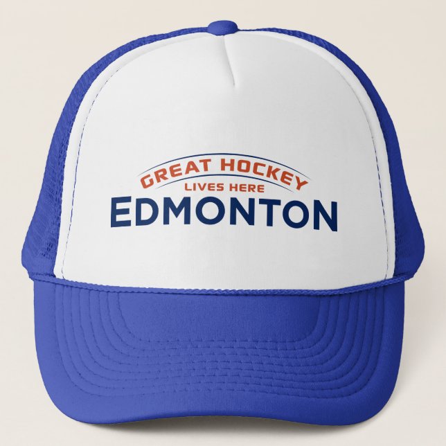 Great Hockey Edmonton Trucker Hat (Front)