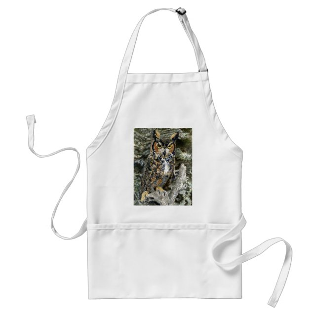 Great Horn Owl Apron (Front)