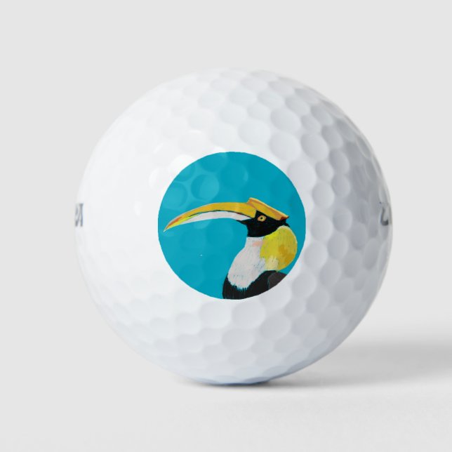 Great Hornbill Golf Balls (Front)