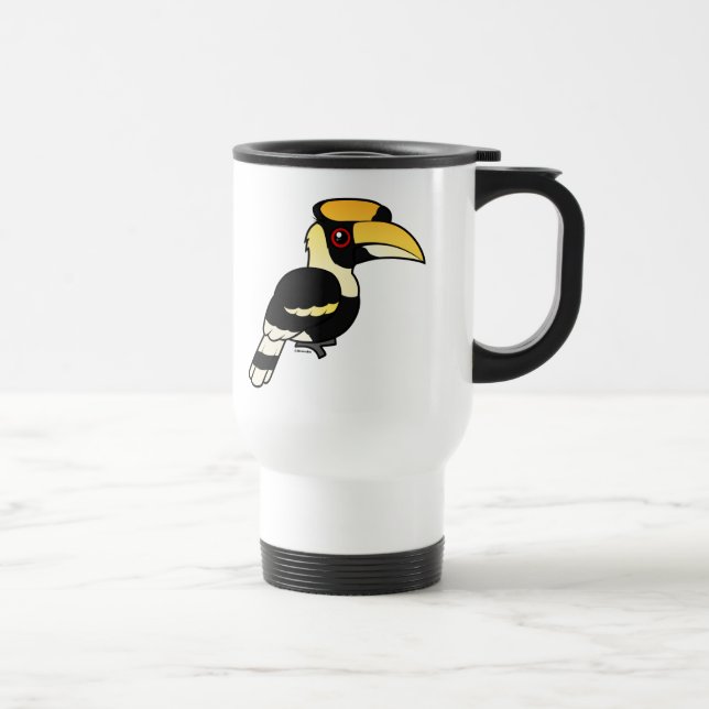 Great Hornbill Travel Mug (Right)