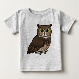 Great Horned Owl Baby T-Shirt