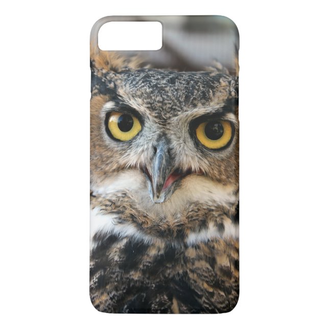 Great Horned Owl (Bubo virginianus) Case-Mate iPhone Case (Back)