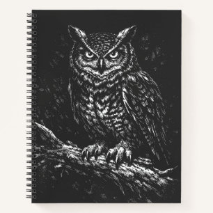 Great Horned Owl — by BurnsInHell Notebook