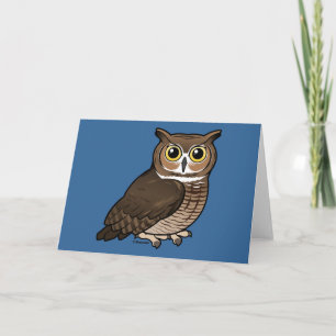 Great Horned Owl Card