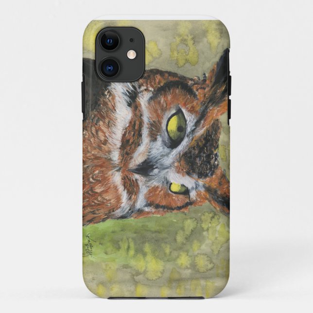 Great Horned Owl Case-Mate iPhone Case (Back)