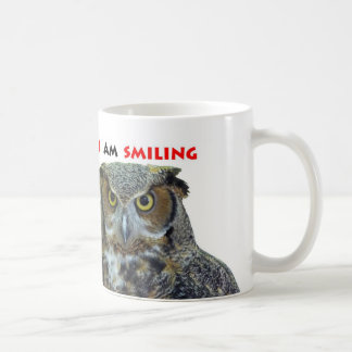 Great horned owl coffee mug
