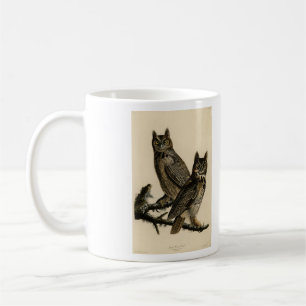 Great Horned Owl from Audubon's Birds of America Coffee Mug