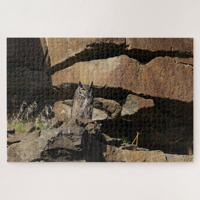 Great Horned Owl Jigsaw Puzzle (Horizontal)