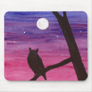 Great Horned Owl Mouse Mat