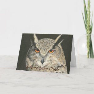 Great Horned Owl Note Card