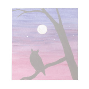 Great Horned Owl Notepad
