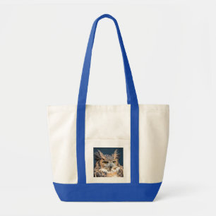 Great Horned Owl Portrait Tote Bag
