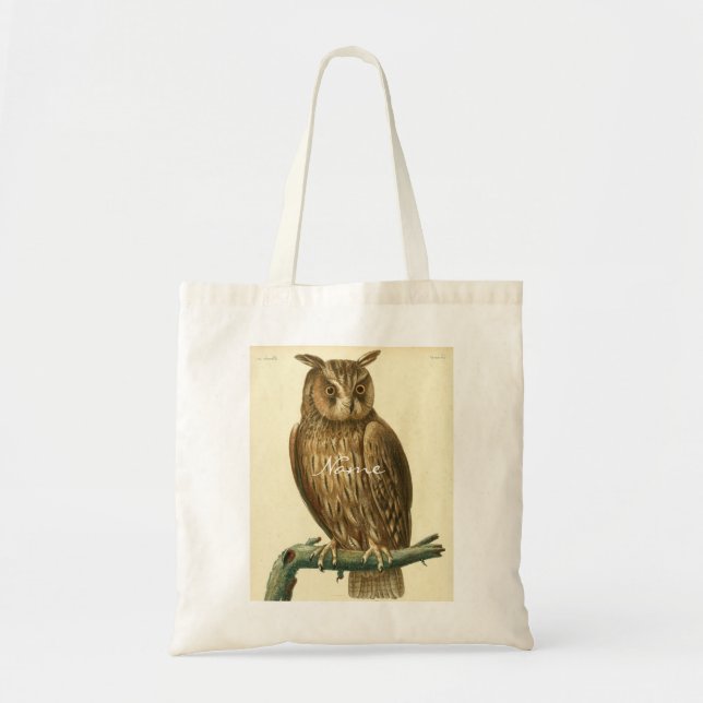 Great Horned Owl Thunder_Cove Tote Bag (Front)