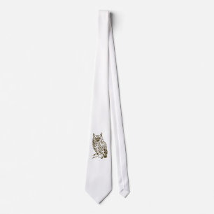 Great Horned Owl Tie