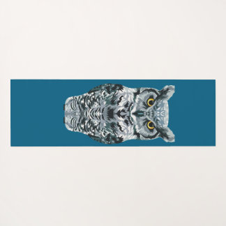 Great Horned Owl Yoga Mat
