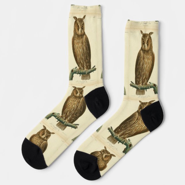 Great Horned OwlThunder_Cove Socks (Left)