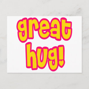 Great Hug Postcard