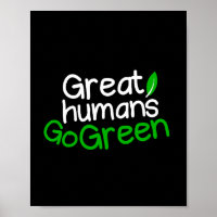 Great humans go green 